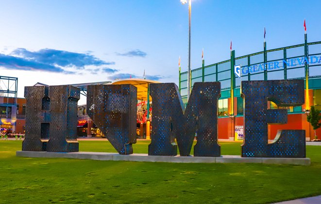 home nevada sign